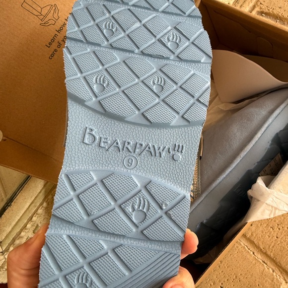 BEARPAW Women's Blue Slippers - Picture 4 of 5